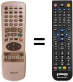 Télécommande équivalente RC-BVR02