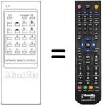 Télécommande équivalente RC-K144