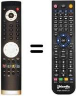 Télécommande équivalente RC1050