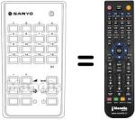 Télécommande équivalente Samsung RC218