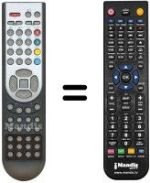 Télécommande équivalente RC2246