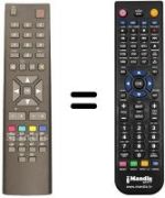 Télécommande équivalente RC2445