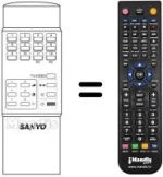 Télécommande équivalente RC304