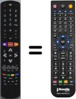 Télécommande équivalente Thomson 42 FU 5553