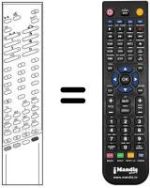 Télécommande équivalente RC348
