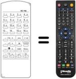 Télécommande équivalente RC700