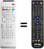 Gleichwertige Fernbedienung Philips BDS4231R / 00