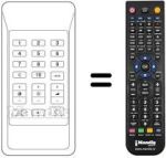 Télécommande équivalente RCT3403S
