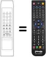 Télécommande équivalente SCHNEIDER TEC5173VR