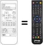 Télécommande équivalente Nec PX42