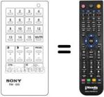 Gleichwertige Fernbedienung Sony A-1009-022-A