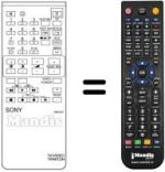 Télécommande équivalente Sony RM641