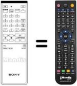 Gleichwertige Fernbedienung Sony A-1470-742-A