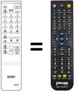 Télécommande équivalente RM657