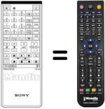Replacement remote control RM662