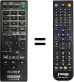 Télécommande équivalente RMAMU149