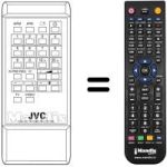 Gleichwertige Fernbedienung JVC RM-C408F