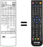 Gleichwertige Fernbedienung JVC RM-C707