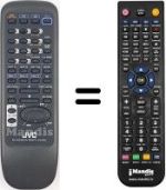 Gleichwertige Fernbedienung JVC RM-SED452TRU