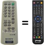 Gleichwertige Fernbedienung Sony HCD-EP313
