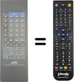 Gleichwertige Fernbedienung JVC C210EK
