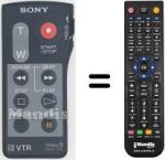 Télécommande équivalente RMT-701