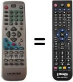 Replacement remote control REMCON516