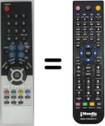 Télécommande équivalente Samsung LE27T51BXXEE