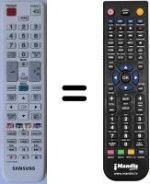 Télécommande équivalente Samsung UE19D4000