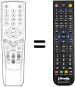 Télécommande équivalente REMCON1398