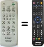 Gleichwertige Fernbedienung Sony HCD-EC50