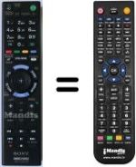 Télécommande équivalente Sony KDL-32EX653