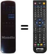 Replacement remote control REMCON833