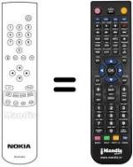 Gleichwertige Fernbedienung Nokia ST37HI