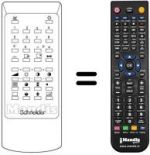 Gleichwertige Fernbedienung SCHNEIDER STV702VT