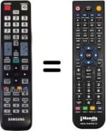 Gleichwertige Fernbedienung Samsung UE32D6300SS/XZG