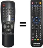 Gleichwertige Fernbedienung Samsung AA59-00104D