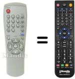 Gleichwertige Fernbedienung Samsung AA59-00104J