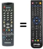 Replacement remote control Samsung AA59-00107B