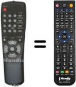 Télécommande équivalente Samsung AA59-10107N