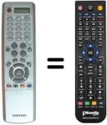 Gleichwertige Fernbedienung Samsung BN59-00378B