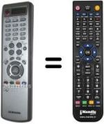 Gleichwertige Fernbedienung Samsung BN59-00378C