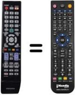 Télécommande équivalente Samsung UE40B7000WWXXN