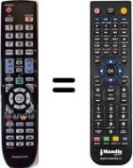 Télécommande équivalente Samsung LA32M61BXXSE