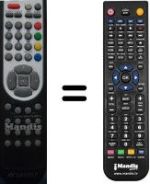 Gleichwertige Fernbedienung Sansui TV191LED