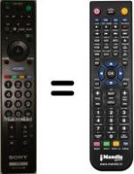 Replacement remote control RM-GA020