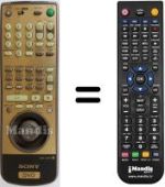 Replacement remote control RMT-D107P