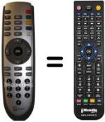 Télécommande équivalente REMCON1280