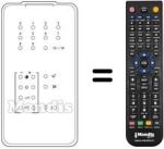 Télécommande équivalente REMCON523