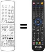 Télécommande équivalente Panasonic TX-28A2CI